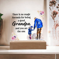 Load image into Gallery viewer, Acrylic Square Design Grandpa