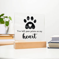 Load image into Gallery viewer, Keepsake Acrylic Bundle - You Left Pawprints In My Heart