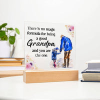 Load image into Gallery viewer, Acrylic Square Design Grandpa