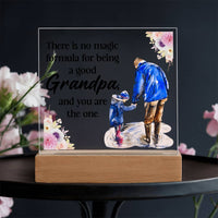 Load image into Gallery viewer, Acrylic Square Design Grandpa