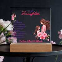 Load image into Gallery viewer, Keepsake Acrylic Bundle -To my daughter - YOU ARE MY BEST FRIEND