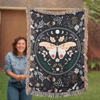 Load image into Gallery viewer, Bohemian Butterfly - Woven Blanket