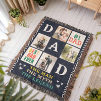 Load image into Gallery viewer, Best Dad Ever - Woven Blanket