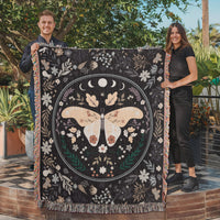 Load image into Gallery viewer, Bohemian Butterfly - Woven Blanket