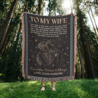 Load image into Gallery viewer, To My Wife - Heirloom Woven Blanket