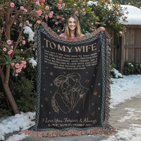 Load image into Gallery viewer, To My Wife - Heirloom Woven Blanket