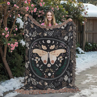Load image into Gallery viewer, Bohemian Butterfly - Woven Blanket
