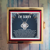 Load image into Gallery viewer, I'm Sorry Gifts For Her - Love Knot with Rotating Rose Gift Box