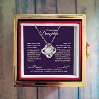 Load image into Gallery viewer, Chapters Cross - Daughter Birthday Necklace with Rose Box
