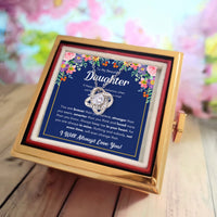 Load image into Gallery viewer, Braver Name - Daughter Birthday Necklace with Rose Box