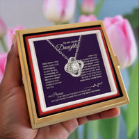 Load image into Gallery viewer, Chapters Cross - Daughter Birthday Necklace with Rose Box