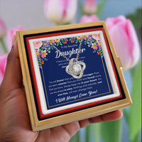 Load image into Gallery viewer, Braver Name - Daughter Birthday Necklace with Rose Box