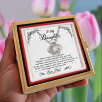 Load image into Gallery viewer, Breathing Interlocking - Daughter Birthday Necklace with Rose Box