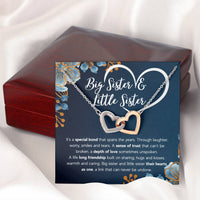 Load image into Gallery viewer, TO MY SISTER BOND INTERLOCKING NECKLACE GIFT SET