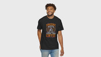 Load and play video in Gallery viewer, Conscience Keeps More People Awake Than Coffee T-Shirt — Funny Coffee Lover Tee